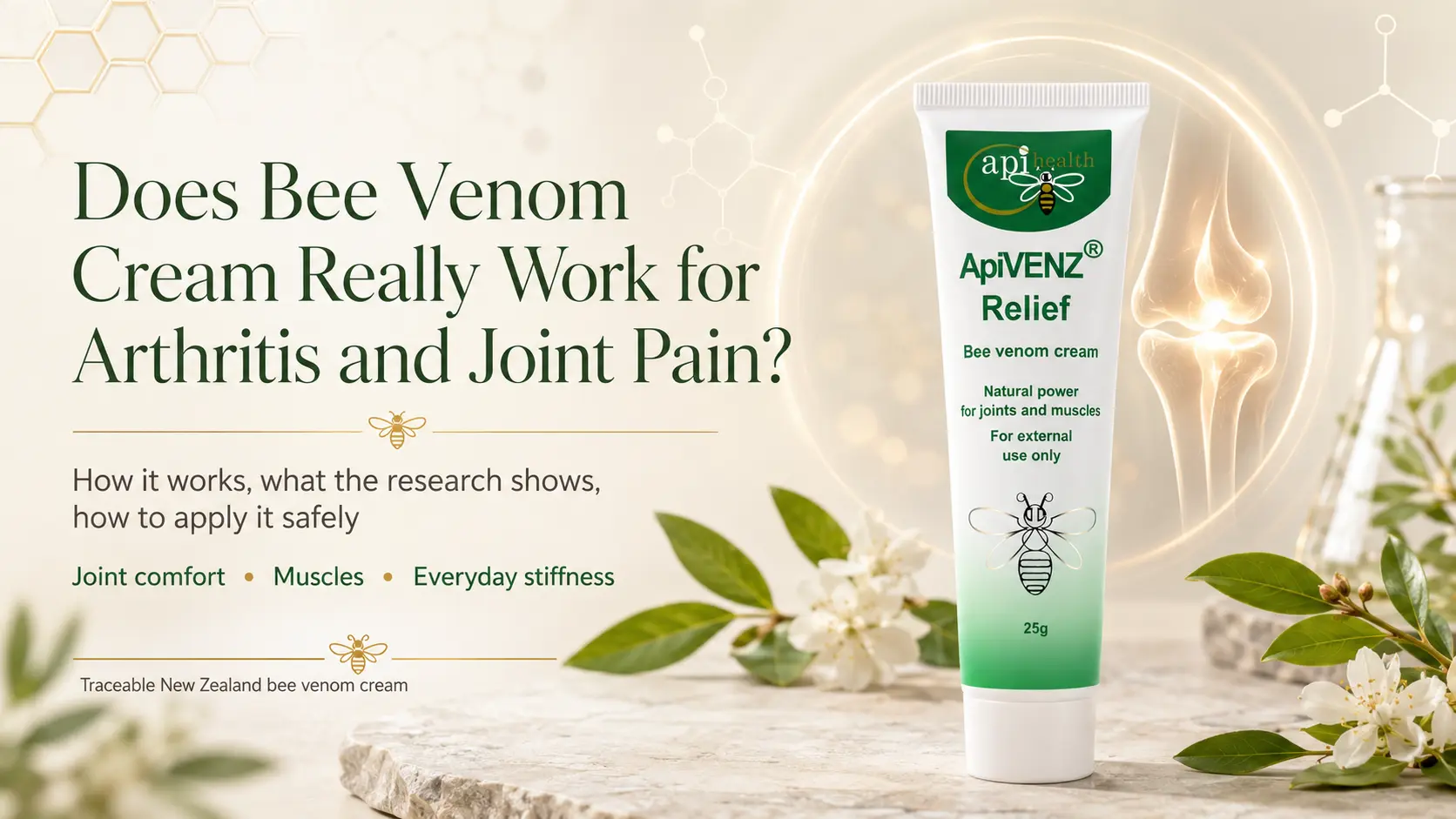 Does Bee Venom Cream Really Work for Arthritis and Joint Pain?